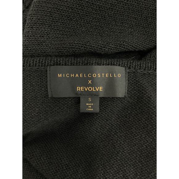 Michael Costello x Revolve 'Nicola' Black Mixed Crochet Maxi Dress Size S - Picture 4 of 5